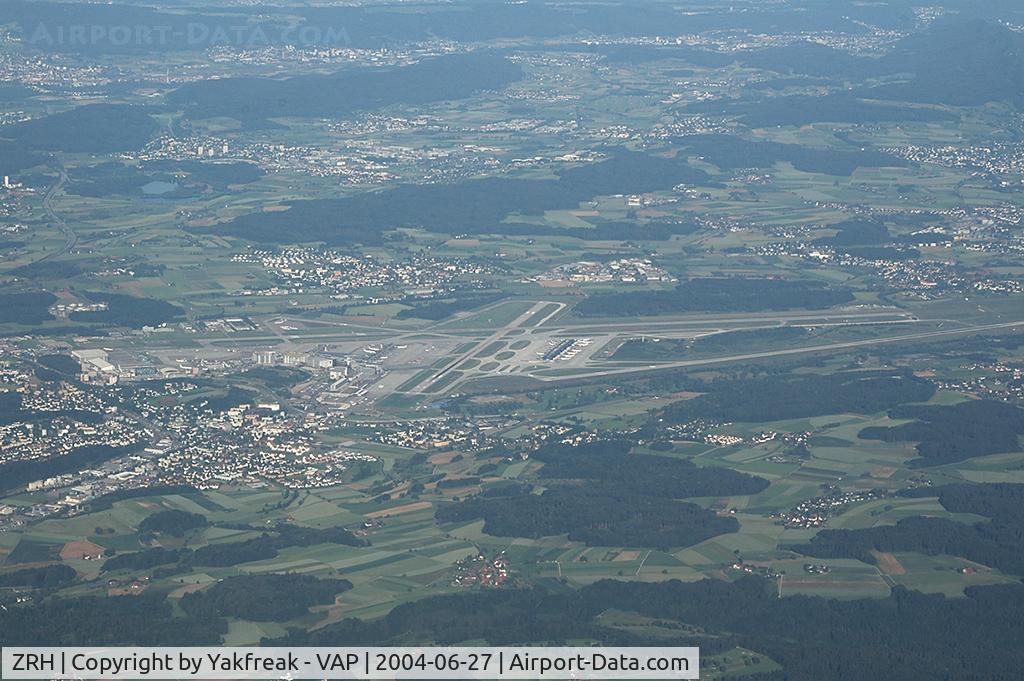 Zurich International Airport, Zurich Switzerland (ZRH) - after departure