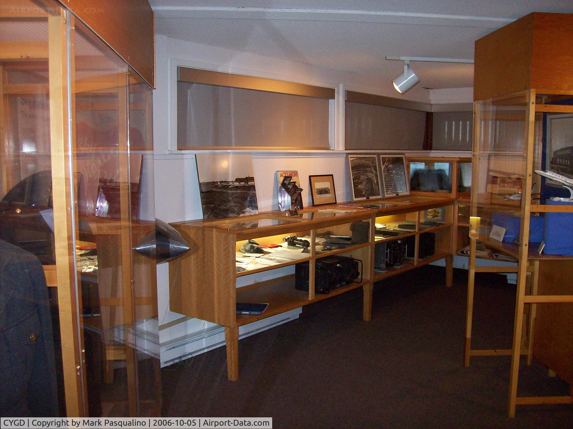 Goderich Airport (Goderich Municipal Airport), Goderich, Ontario Canada (CYGD) - Goderich, Ontario aviation museum in main terminal