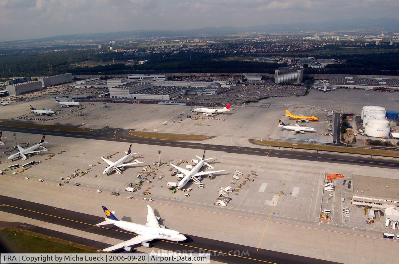 Frankfurt International Airport, Frankfurt am Main Germany (FRA) - Very busy outer parking positions