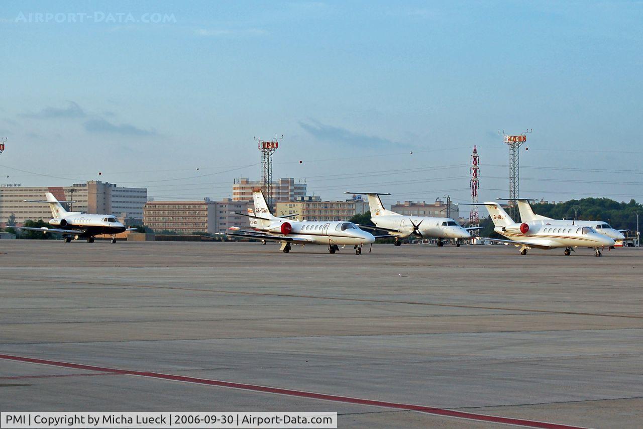 Palma de Mallorca Airport (or Son Sant Joan Airport), Palma de Mallorca Spain (PMI) - Parked at an outer position at Palma de Mallorca