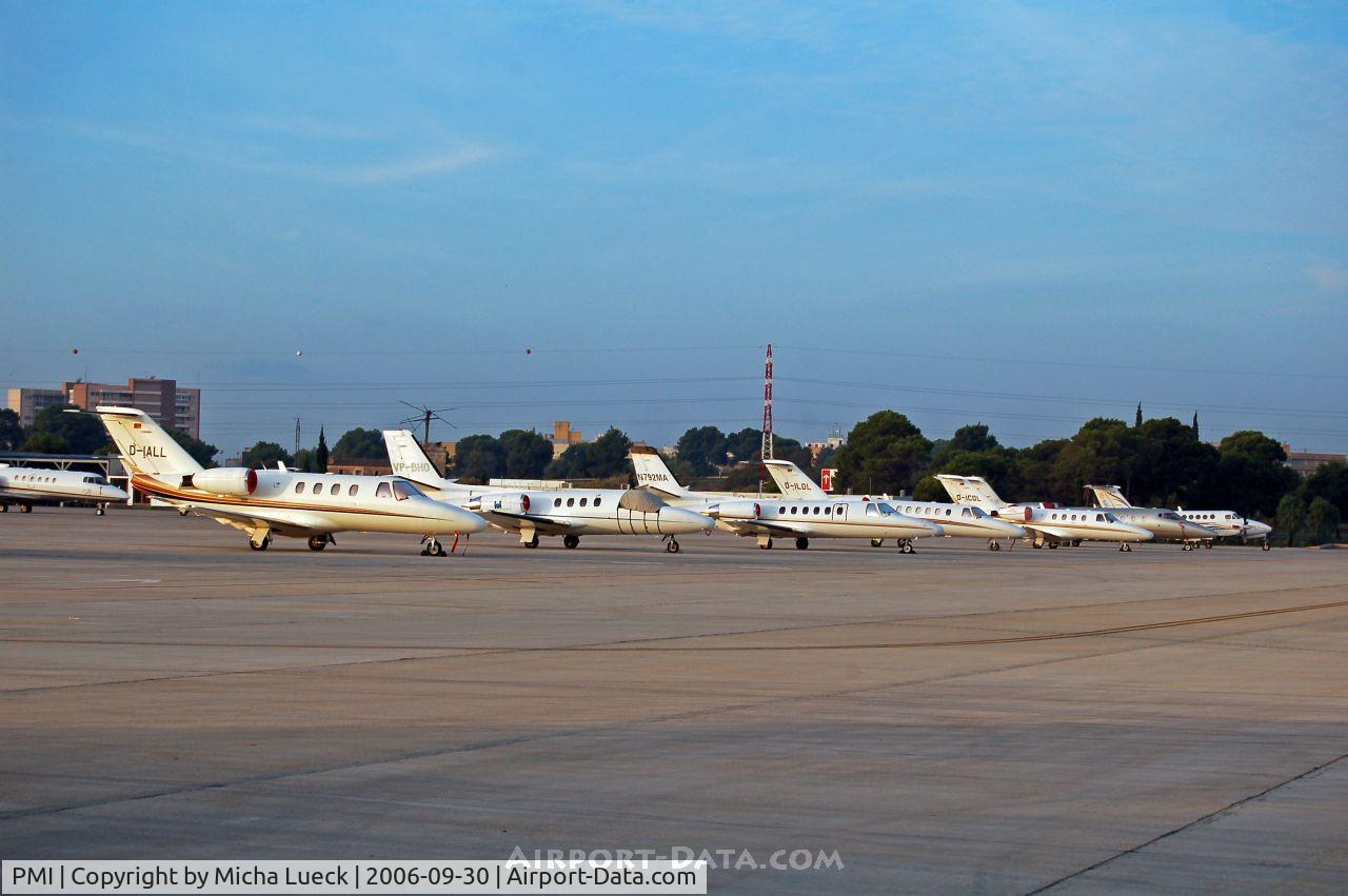 Palma de Mallorca Airport (or Son Sant Joan Airport), Palma de Mallorca Spain (PMI) - Parked at an outer position at Palma de Mallorca