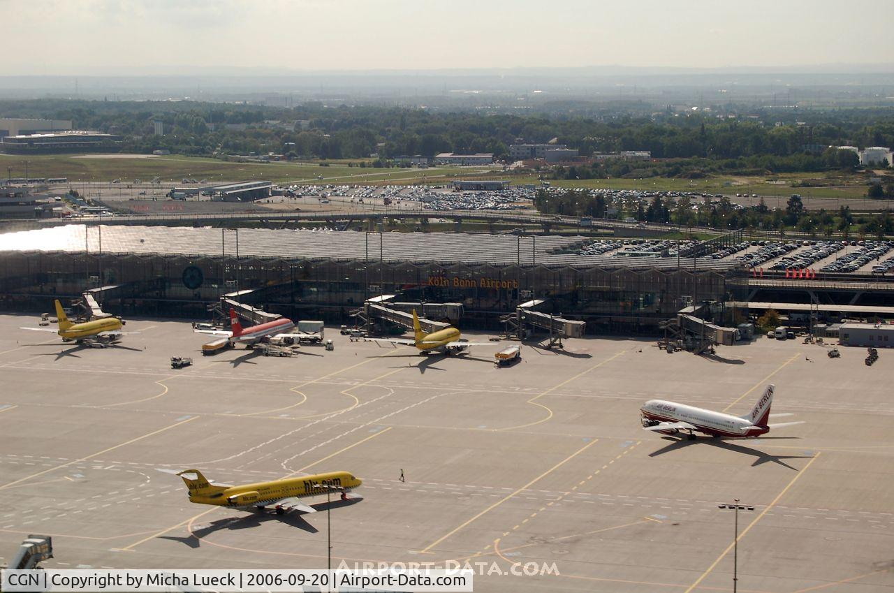 Cologne Bonn Airport, Cologne/Bonn Germany (CGN) - Busy apron in Cologne/Bonn