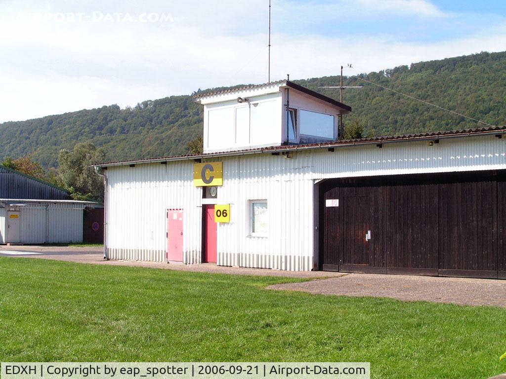 EDXH Airport - Tower and Hangarbuilding