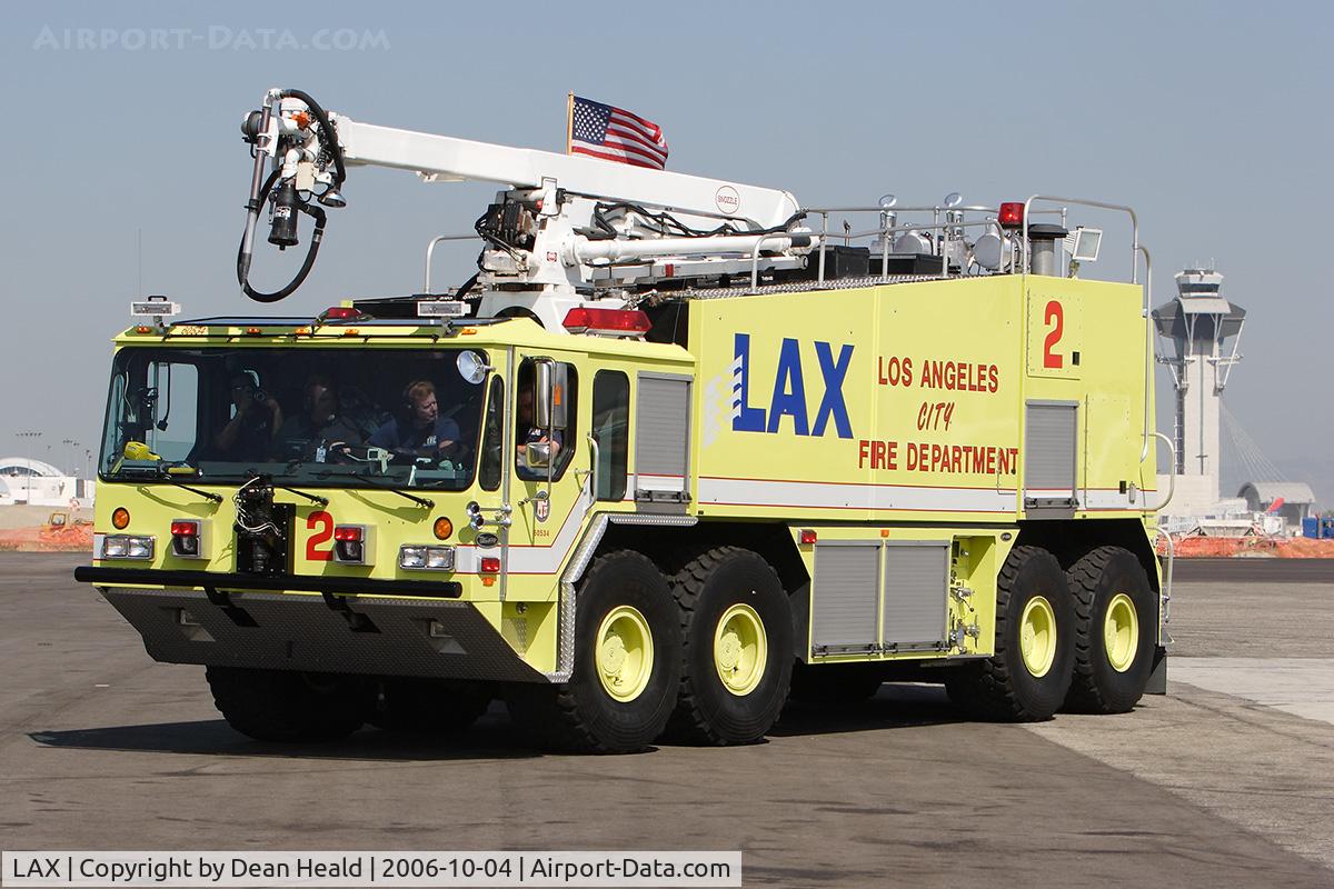 Los Angeles International Airport (LAX) - LAX Fire Engine on patrol.