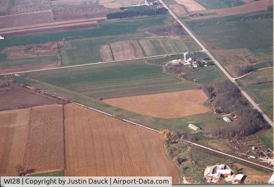 Walter's Agri-center Airport (WI28) - Overhead View of Rio Creek Airport