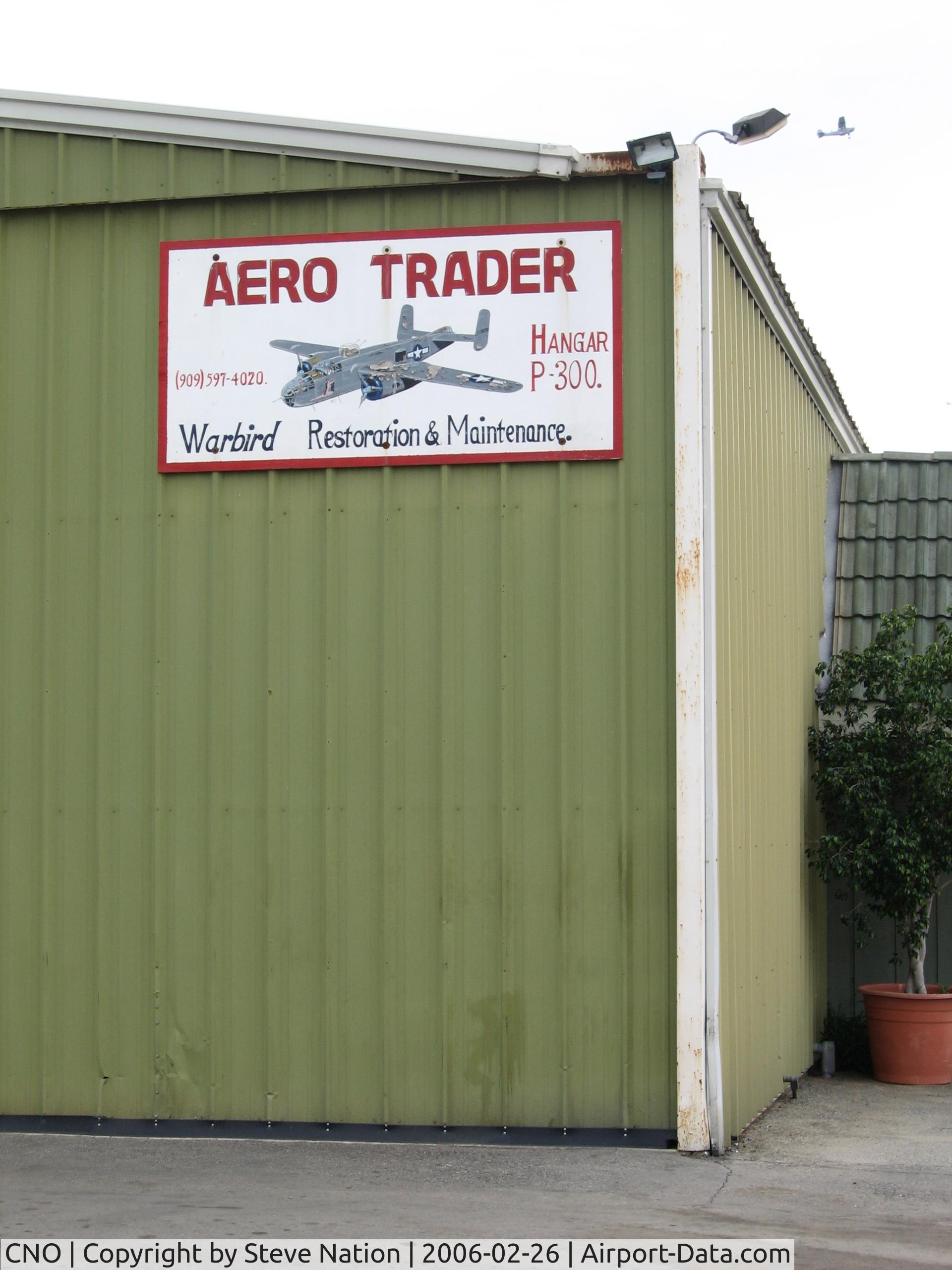 Chino Airport (CNO) - Aero Trader Hangar @ Chino Municipal Airport, CA