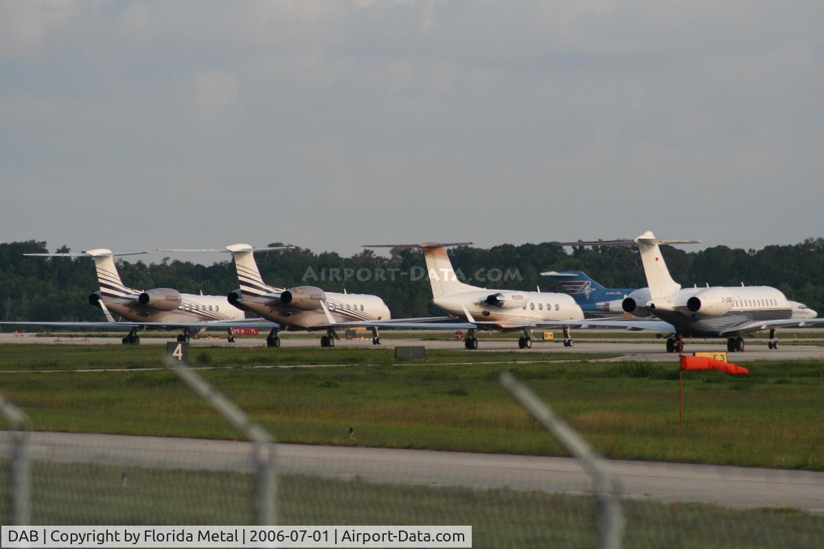 Daytona Beach International Airport (DAB) - Runway 16/34 used to park large corporate jets