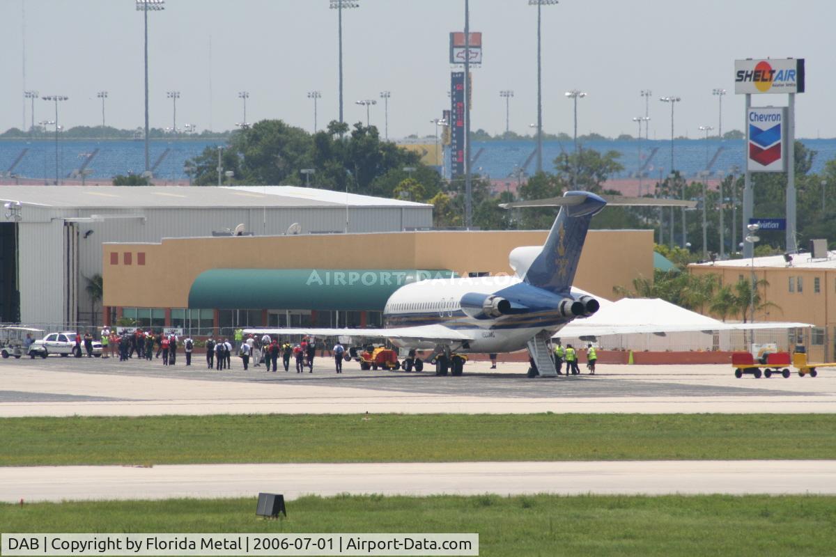 Daytona Beach International Airport (DAB) - Roush Racing jet unloading passengers at Sheltair