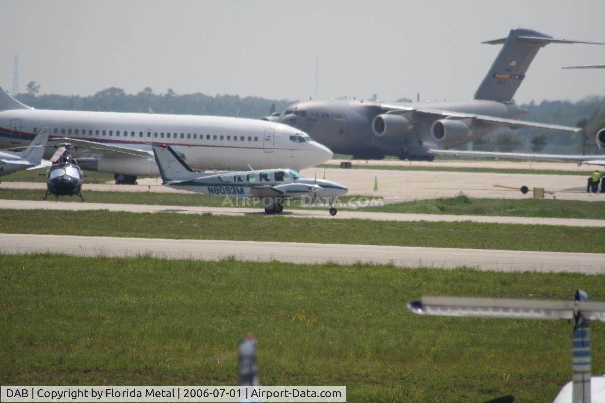 Daytona Beach International Airport (DAB) - Ramp overview with C-17