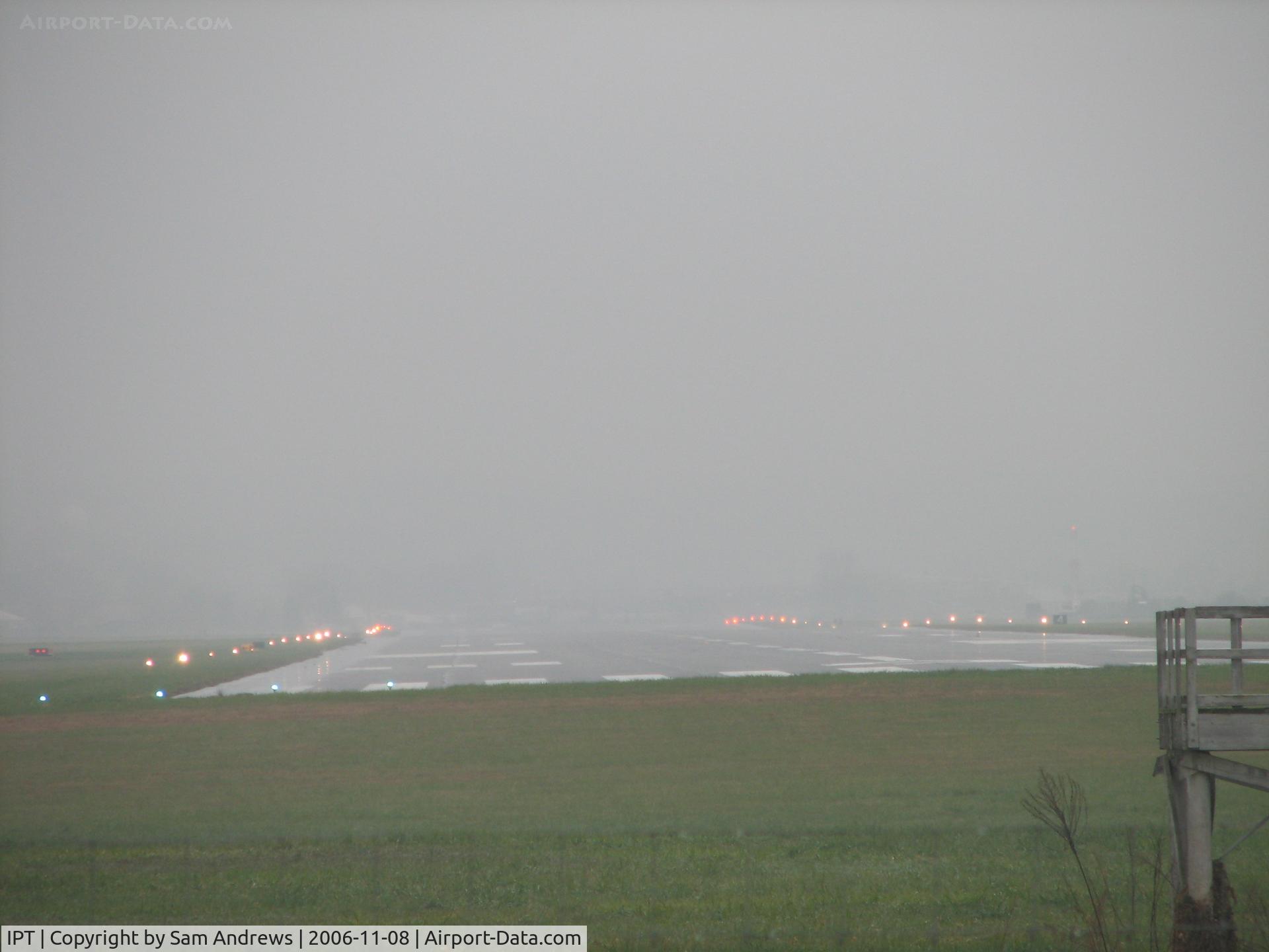 Williamsport Regional Airport (IPT) - The business end of rwy9 on an IFR day.  The kind of day that makes you wanna go flying.