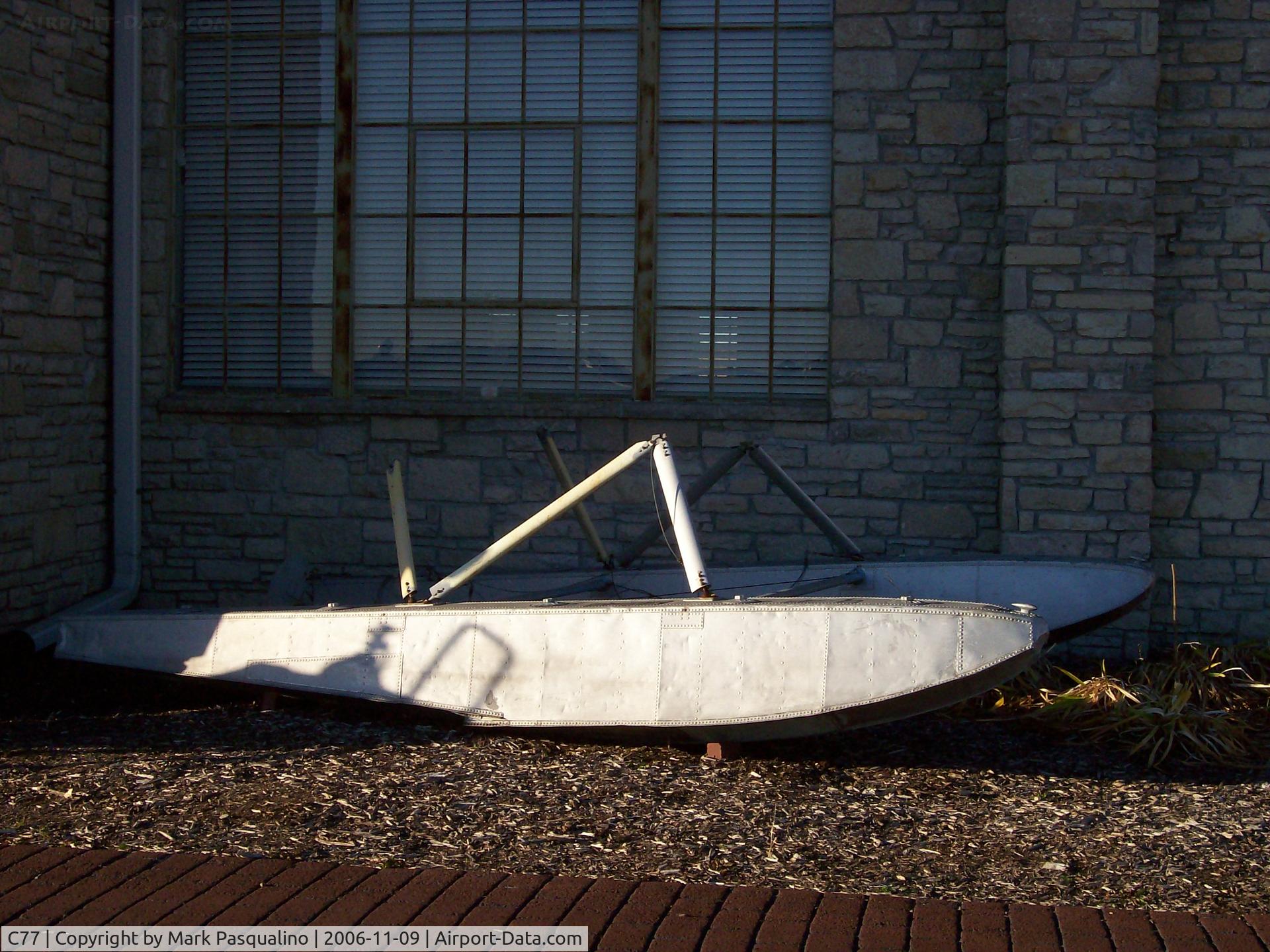 Poplar Grove Airport (C77) - Pair of Edo floats on display at local air museum