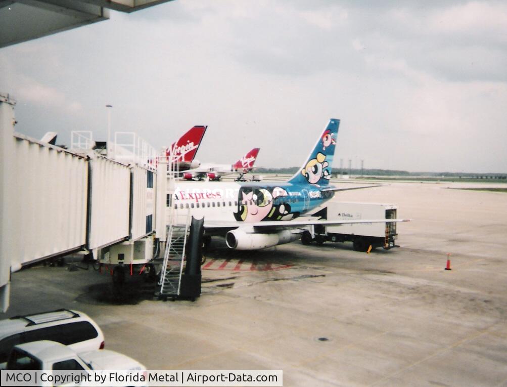 Orlando International Airport (MCO) - Powerpuff plane at Orlando
