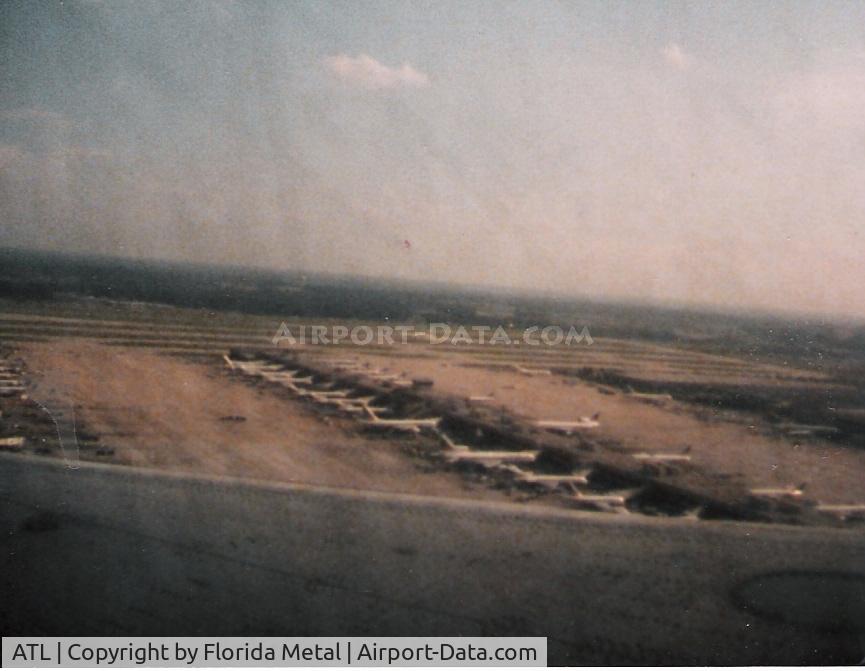 Hartsfield - Jackson Atlanta International Airport (ATL) - Atlanta in 1986 from an Eastern DC-9