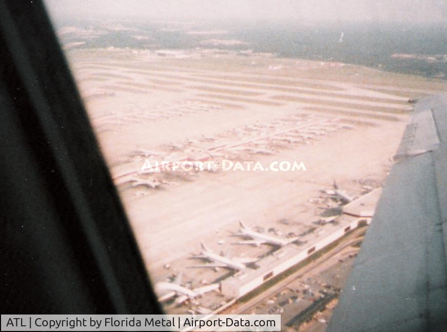 Hartsfield - Jackson Atlanta International Airport (ATL) - Atlanta 1986- look at all the Tristars and other classic jets