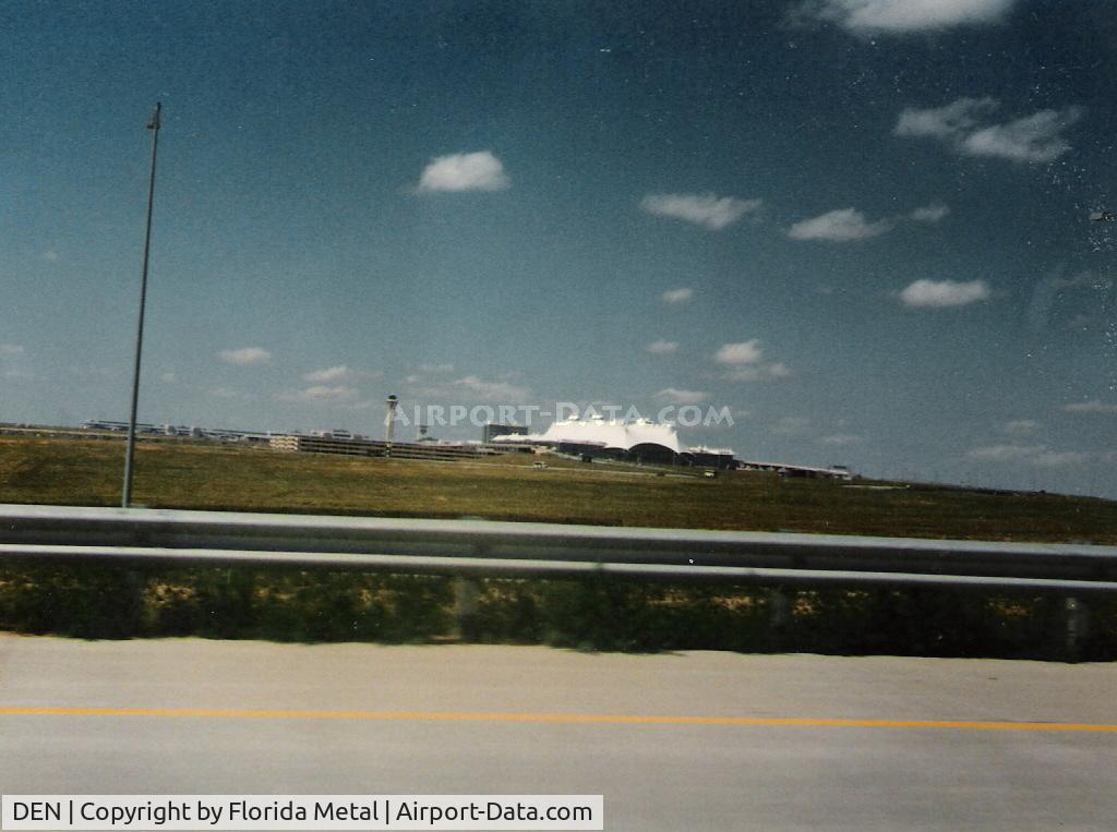 Denver International Airport (DEN) - Denver in a distance