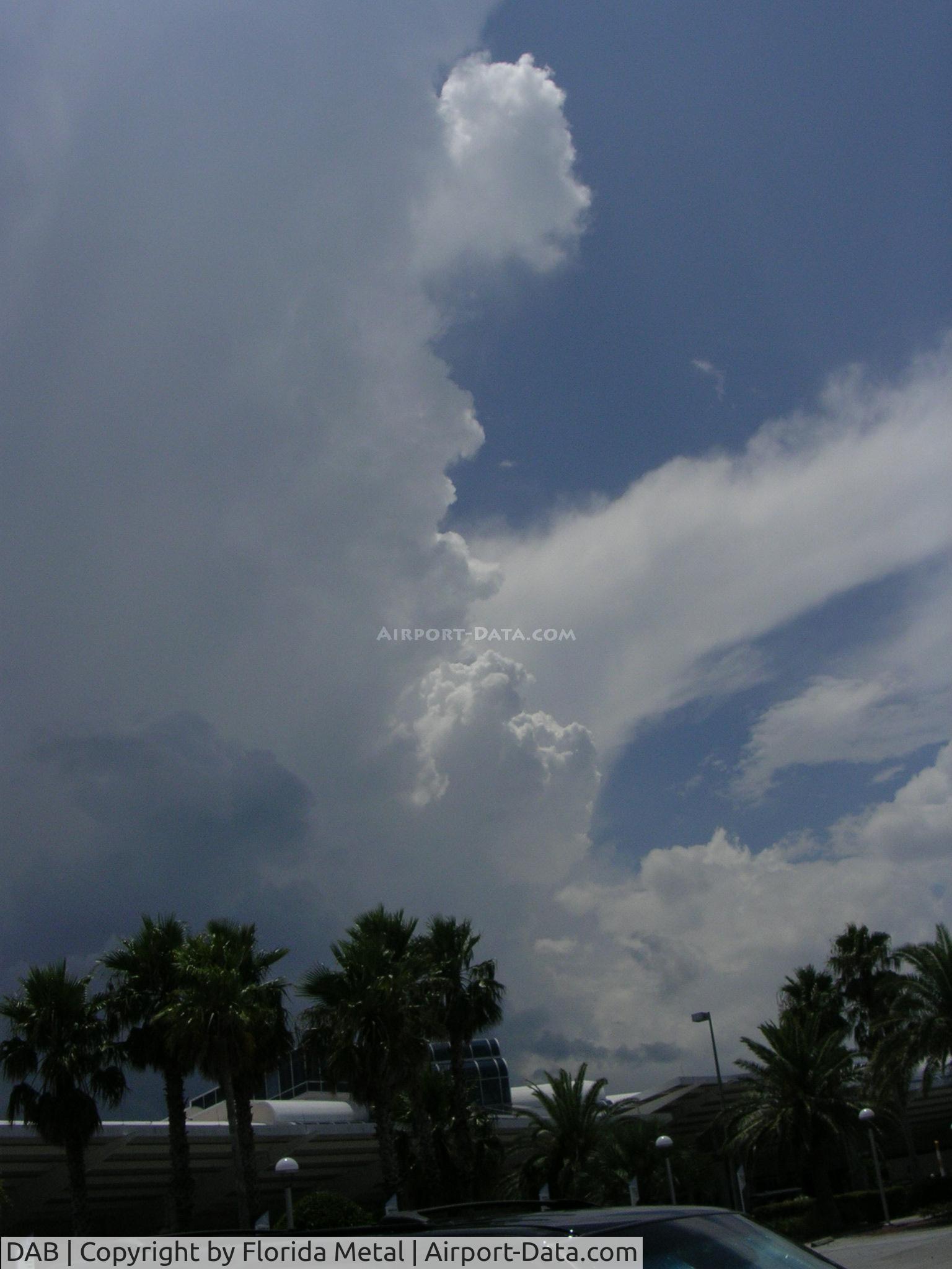 Daytona Beach International Airport (DAB) - DAB terminal with thunderstorm
