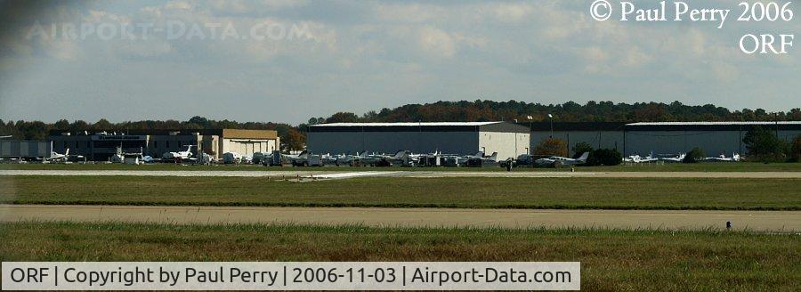 Norfolk International Airport (ORF) - General Aviation seen from the west side of the airport