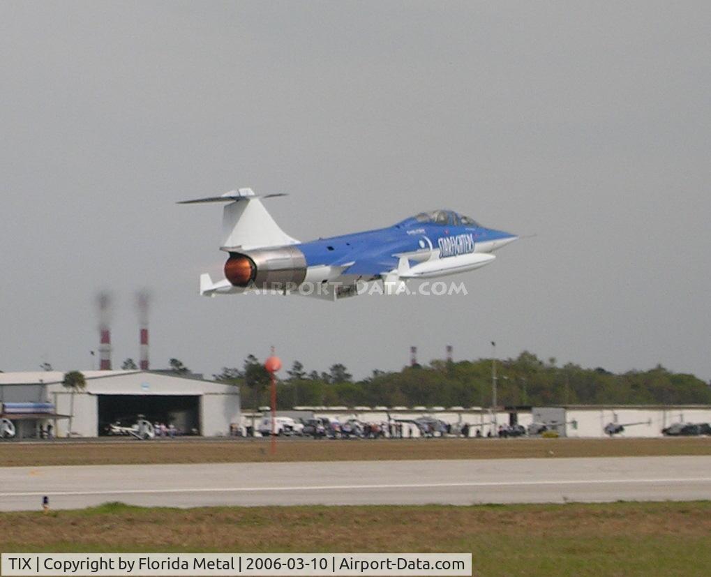 Space Coast Regional Airport (TIX) - F-104 takes off at Titusville