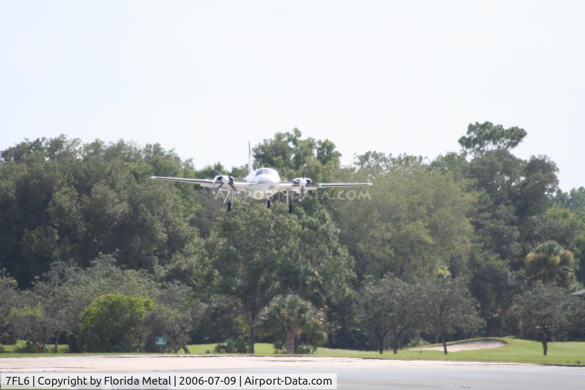 Spruce Creek Airport (7FL6) - landing at Spruce Creek