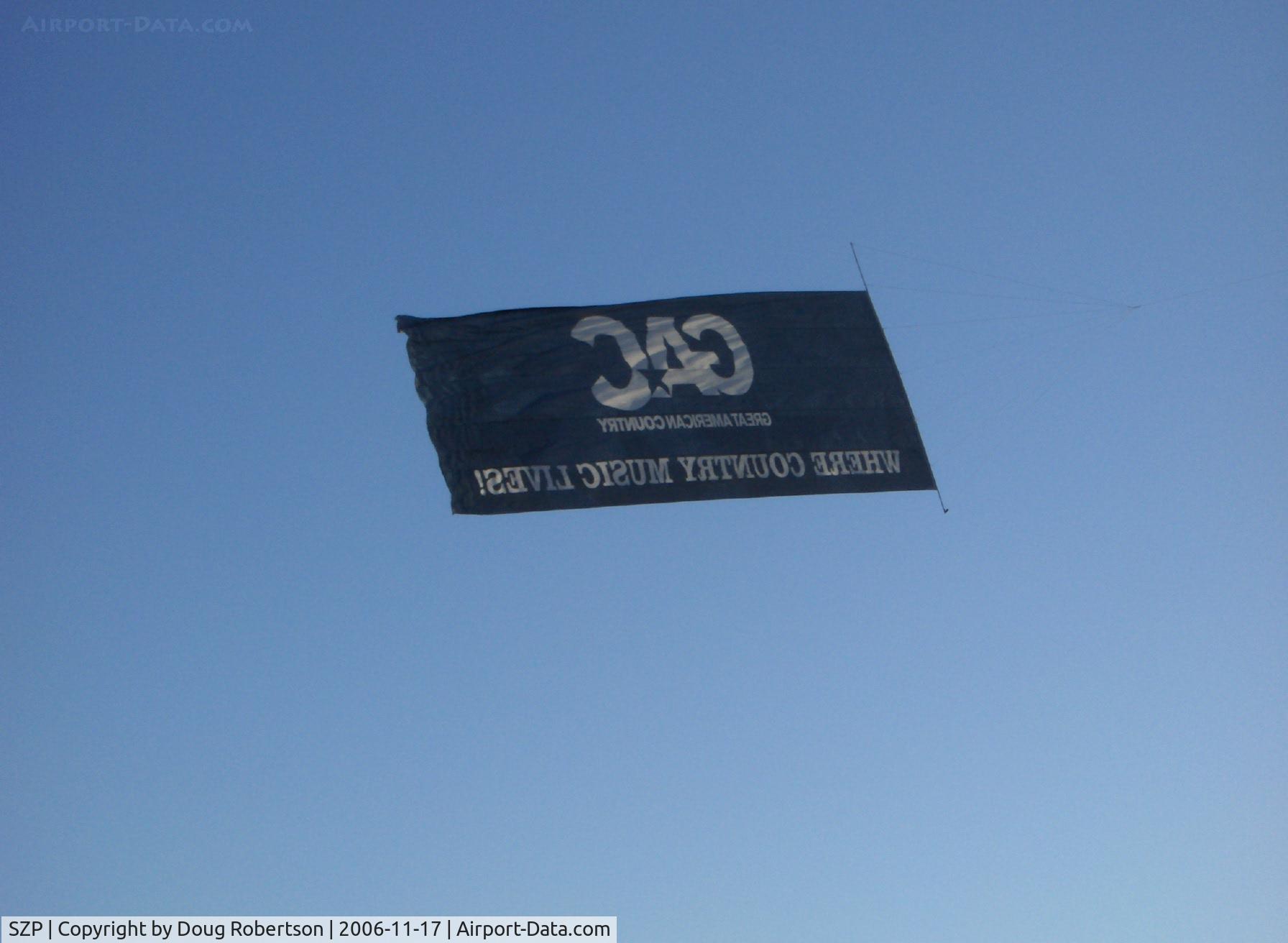 Santa Paula Airport (SZP) - Banner Tow over Runway 22 by N3042M Piper Super Cruiser with 180 Hp
