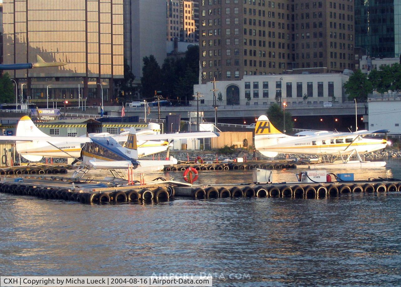 Vancouver Harbour Water Airport (Vancouver Coal Harbour Seaplane Base), Vancouver, British Columbia Canada (CXH) - Evening sun on the terminal of Harbour Air in Vancouver's Coal Harbour