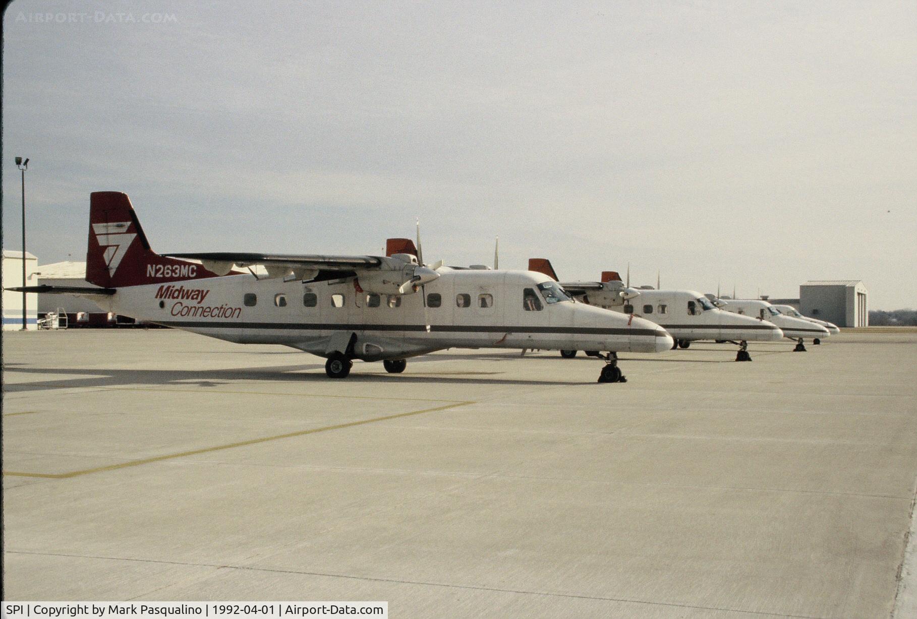 Abraham Lincoln Capital Airport (SPI) - Midwest Connection fleet