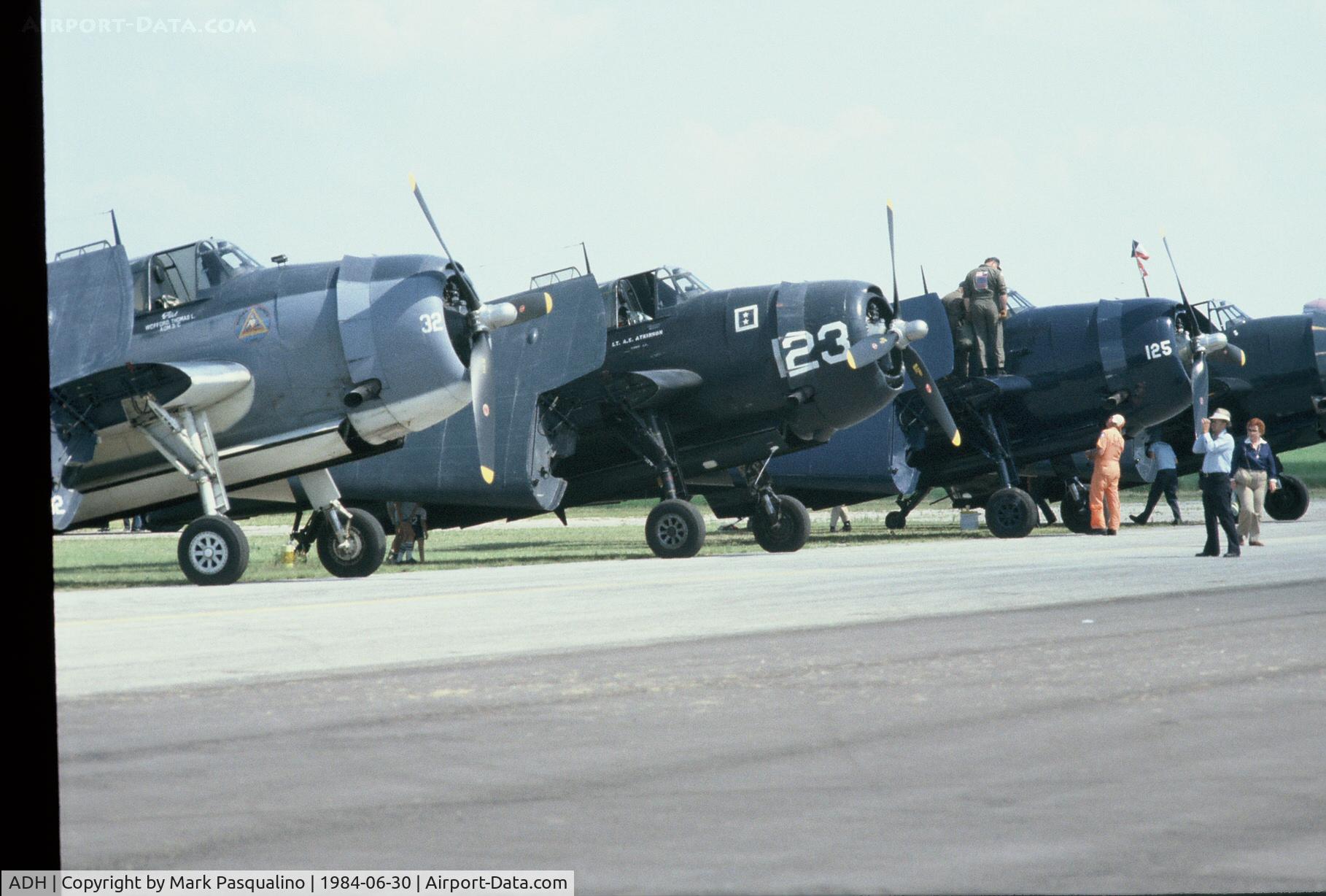 Ada Municipal Airport (ADH) - 1984 Ada airshow