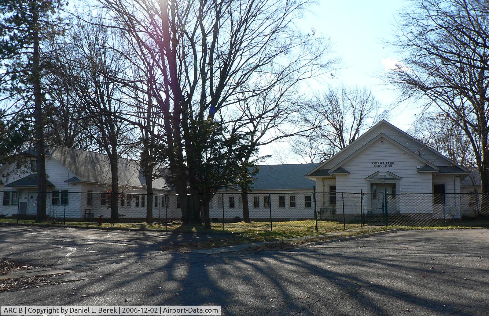 ARC B Airport - The buildings of the erstwhile Aircraft Radio Corporation are now part of an office park.