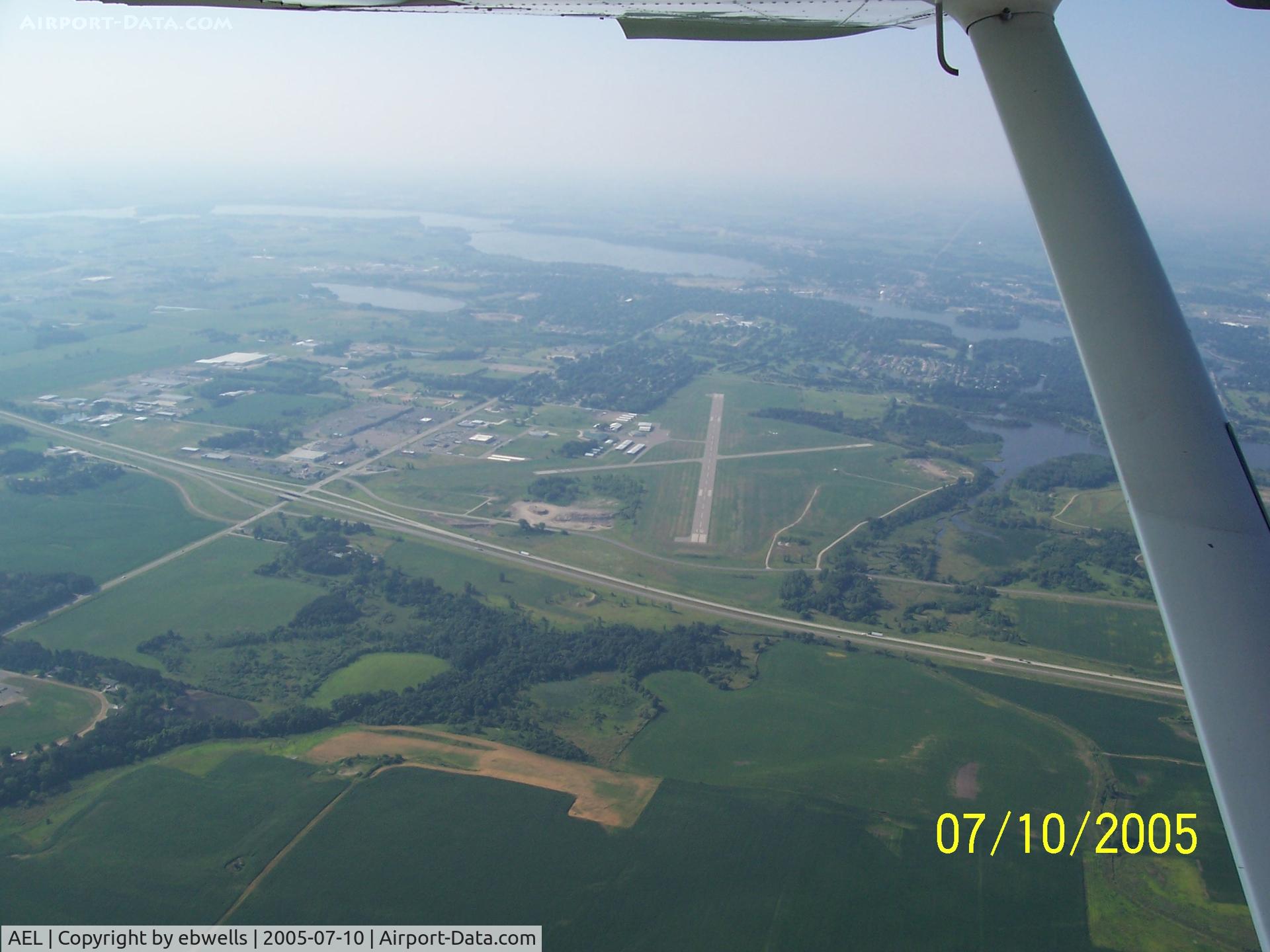 Albert Lea Municipal Airport (AEL) - View from north looking south.