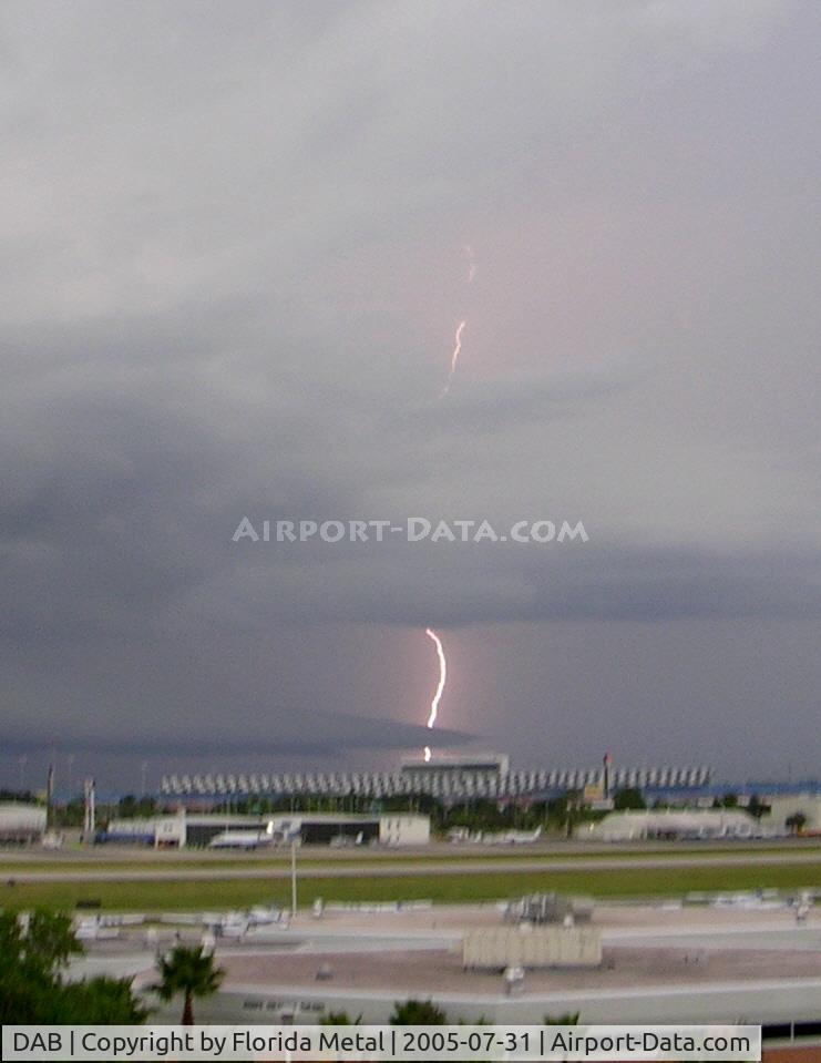 Daytona Beach International Airport (DAB) - Lightning over Daytona Beach International Airport