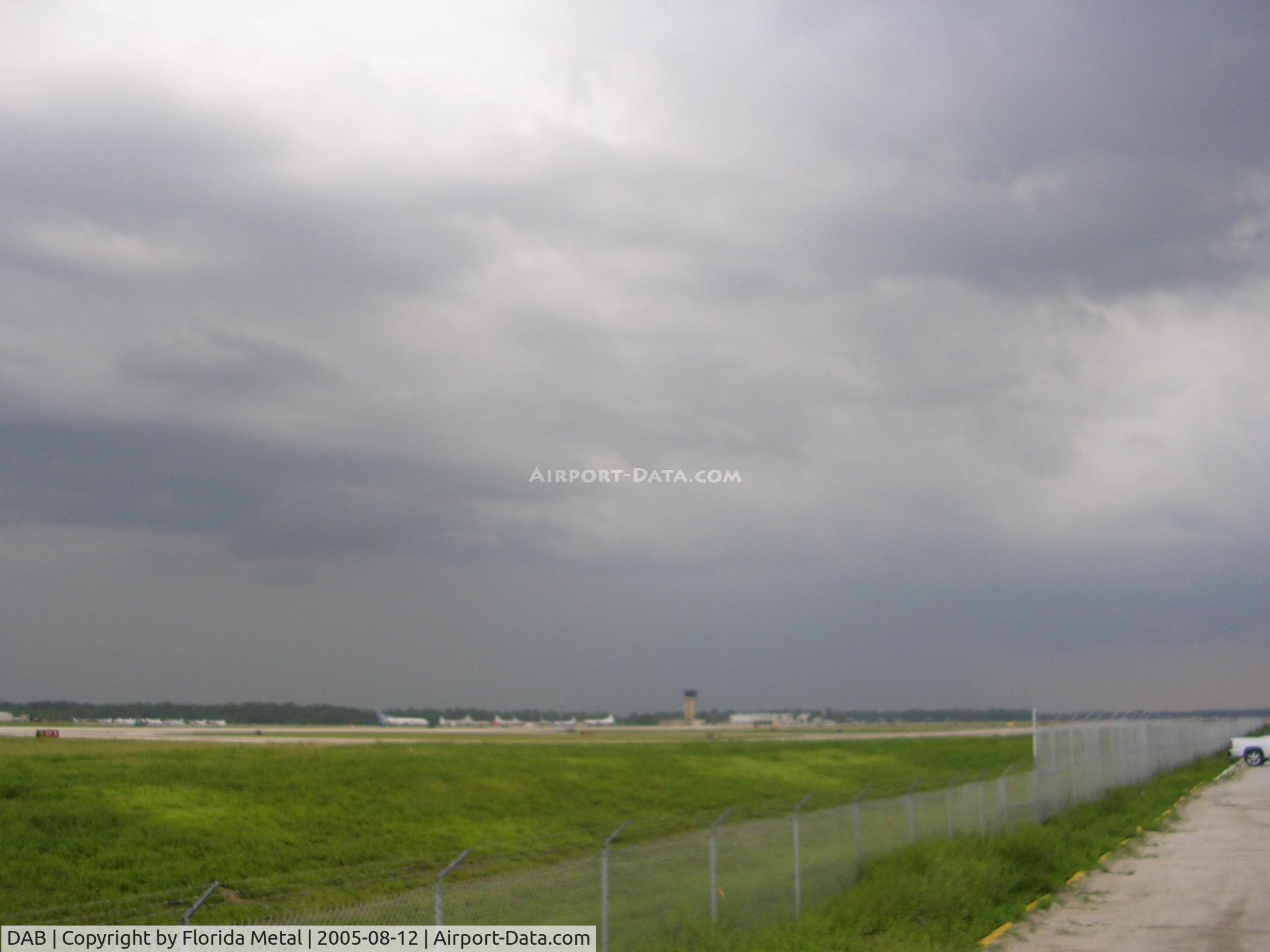 Daytona Beach International Airport (DAB) - Storm lining up for Runway 7L