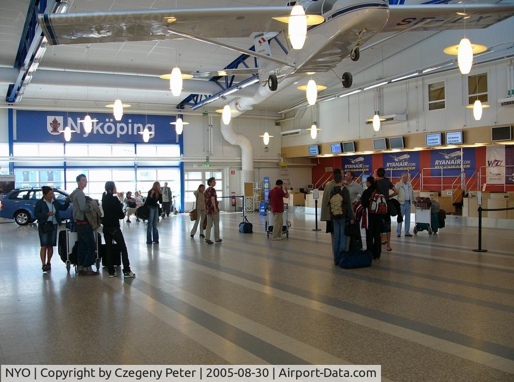 Stockholm-Skavsta Airport, Stockholm / Nyköping Sweden (NYO) - Departure hall at Stockholm-Skavsta/NykÃ¶ping