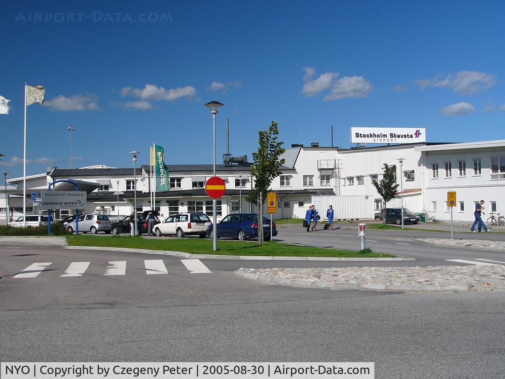 Stockholm-Skavsta Airport, Stockholm / Nyköping Sweden (NYO) - Arrival side of the airport building.