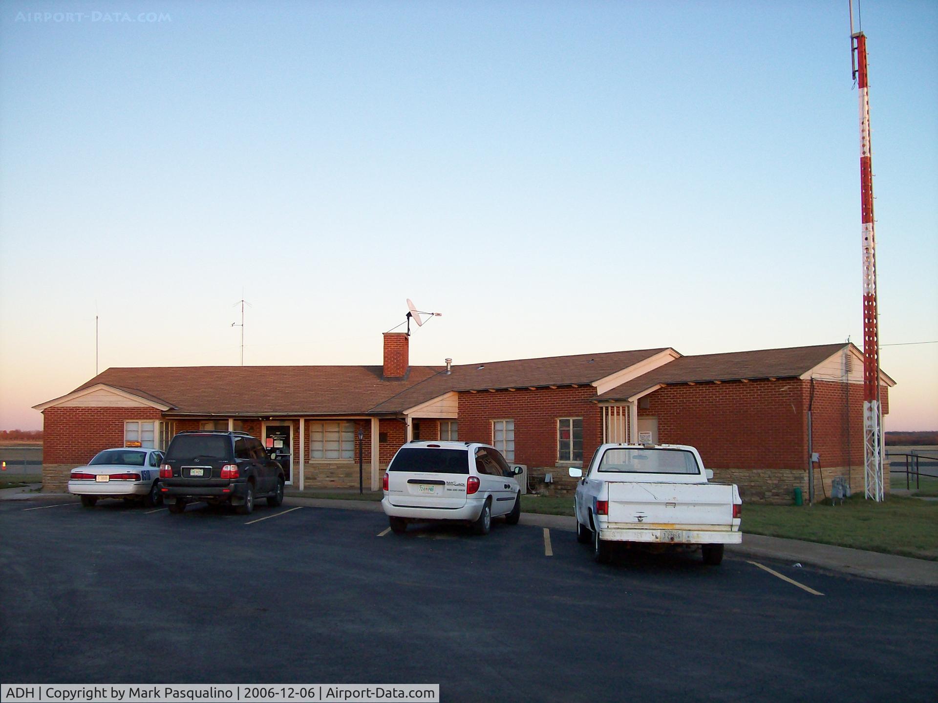 Ada Municipal Airport (ADH) - Main Terminal built in 1951