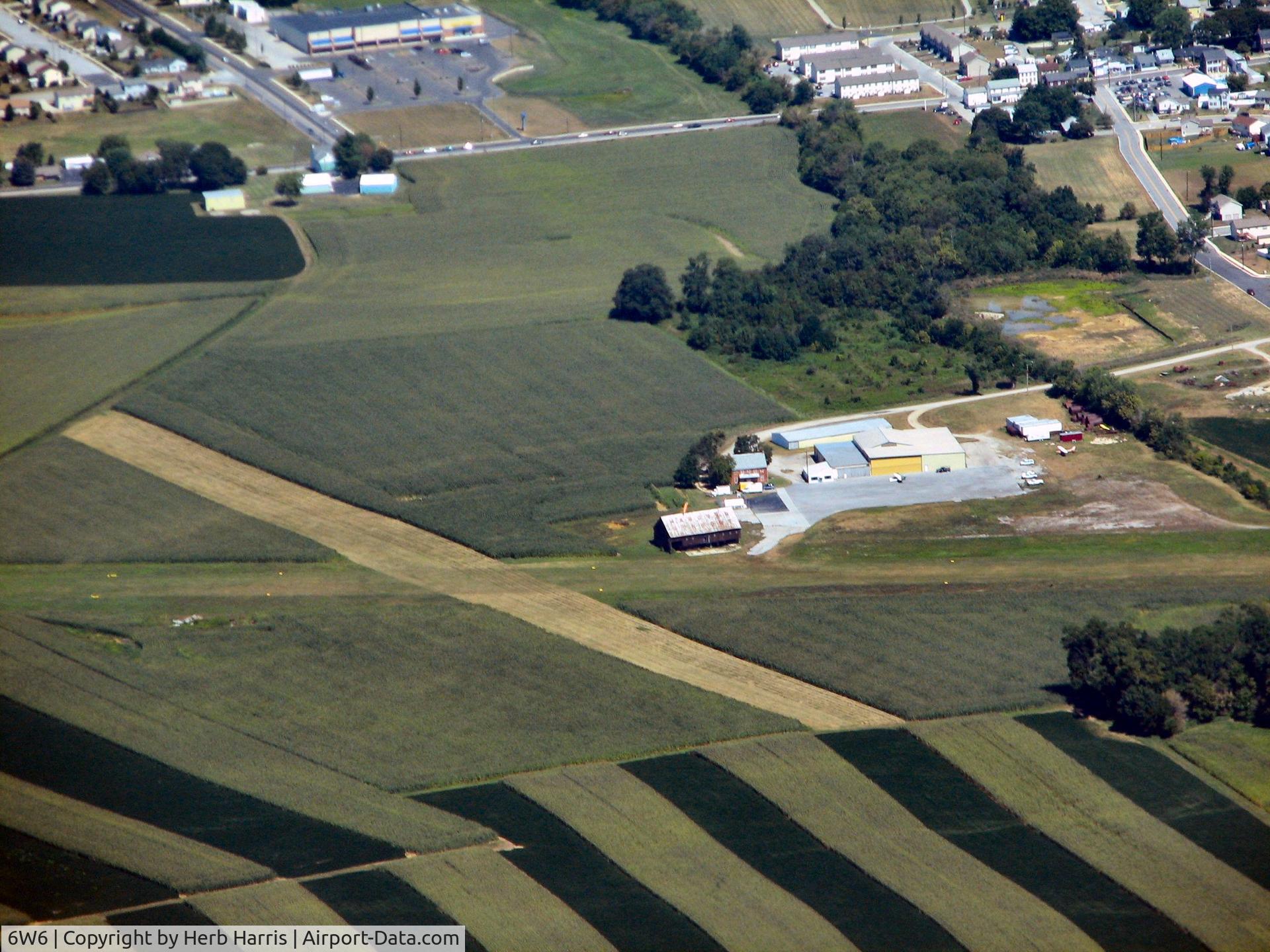 Hanover Airport (6W6) - Passing at 2000 flying east; looking northward.  Just a patch of grass used mainly by the new sport aircraft and ultrlights