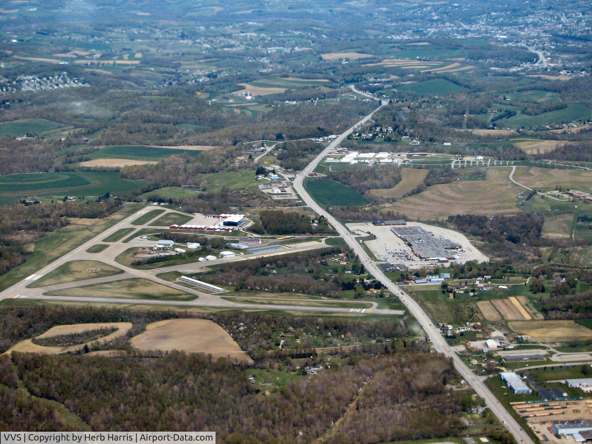 Joseph A. Hardy Connellsville Airport (VVS) - Just popped over the ridge from Seven springs and there she is