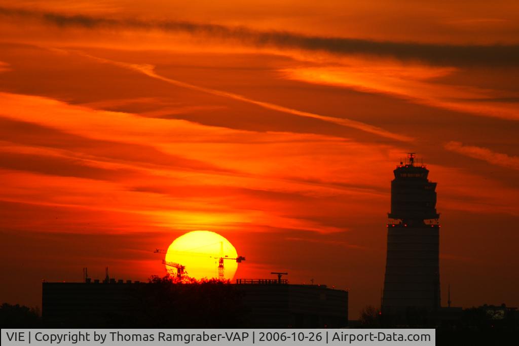 Vienna International Airport, Vienna Austria (VIE) - shortly after sunrise