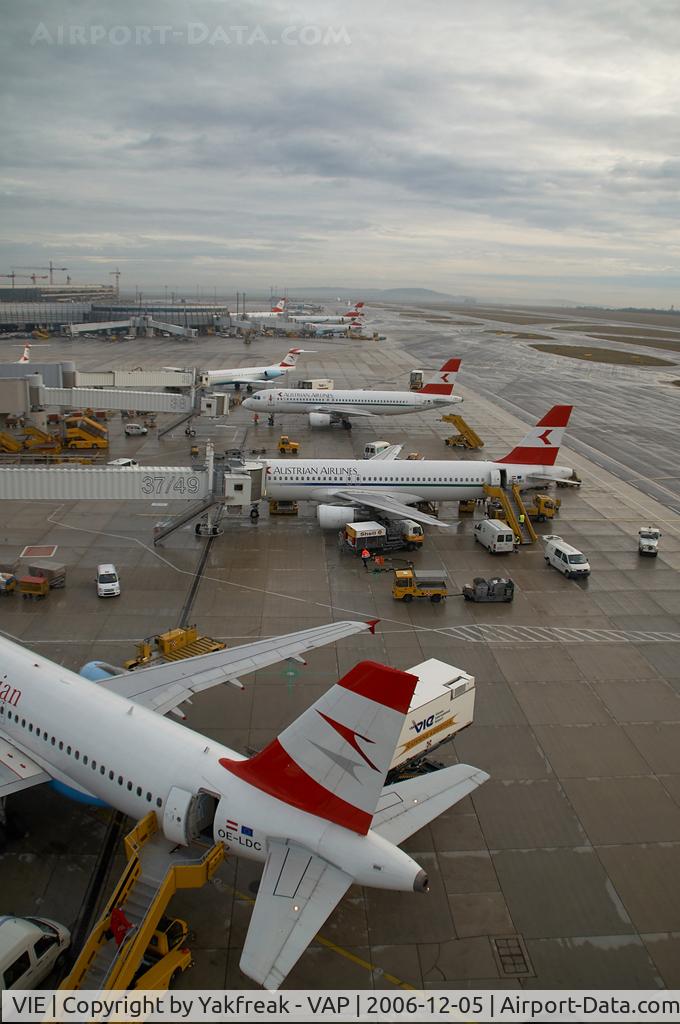 Vienna International Airport, Vienna Austria (VIE) - Some Austrian Airlines Airbusses
