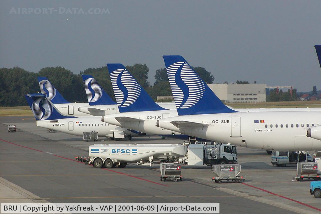 Brussels Airport, Brussels / Zaventem   Belgium (BRU) - Some Sabena tails