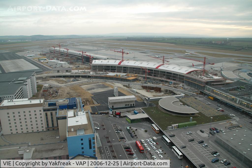 Vienna International Airport, Vienna Austria (VIE) - Airport overview from the tower