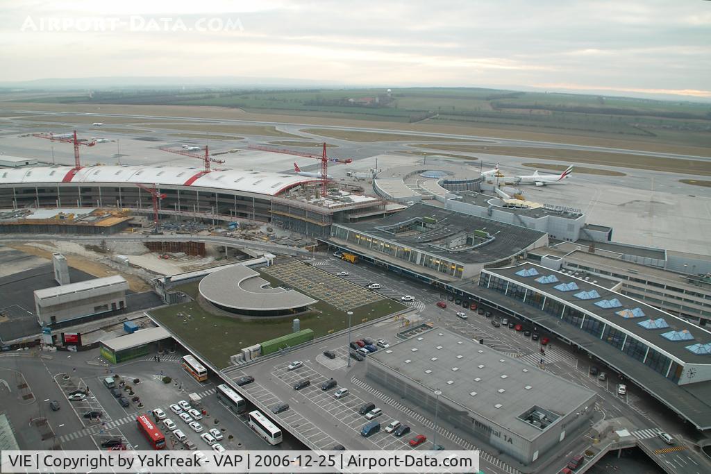 Vienna International Airport, Vienna Austria (VIE) - Airport overview from the tower