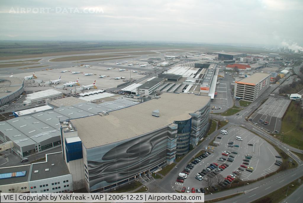 Vienna International Airport, Vienna Austria (VIE) - Airport overview from the tower