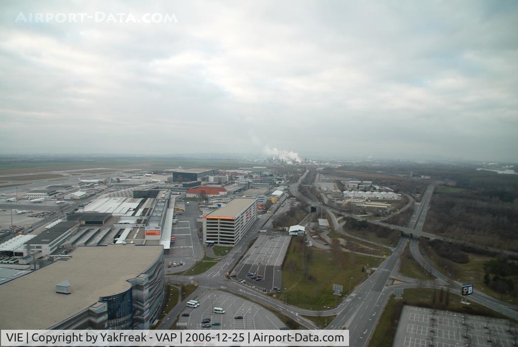Vienna International Airport, Vienna Austria (VIE) - Airport overview from the tower