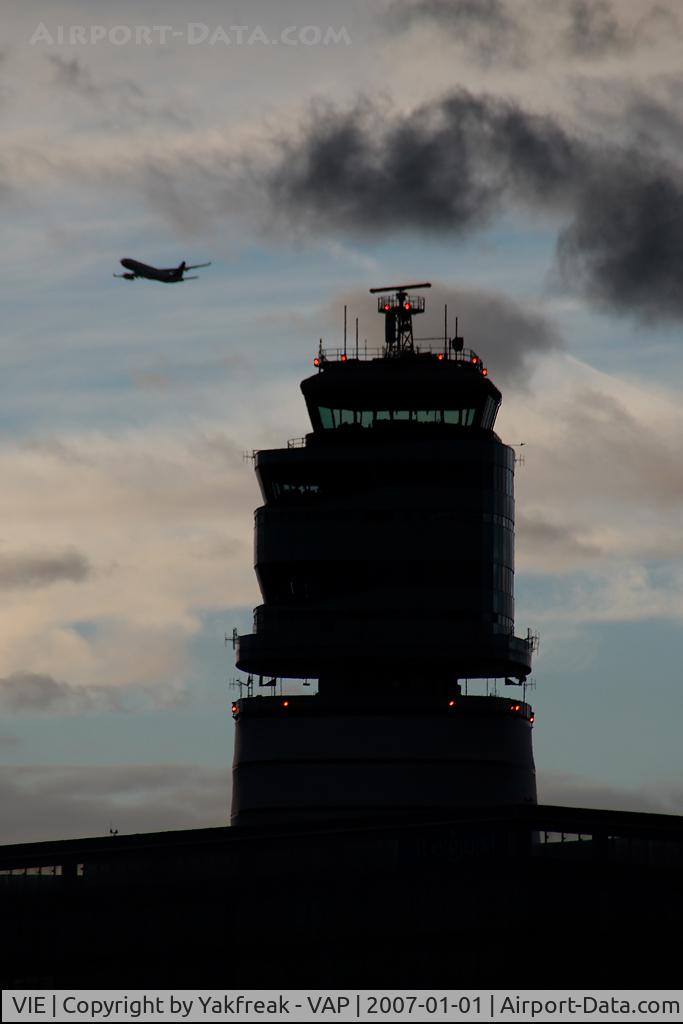 Vienna International Airport, Vienna Austria (VIE) - Emirates Airbus 330 departing