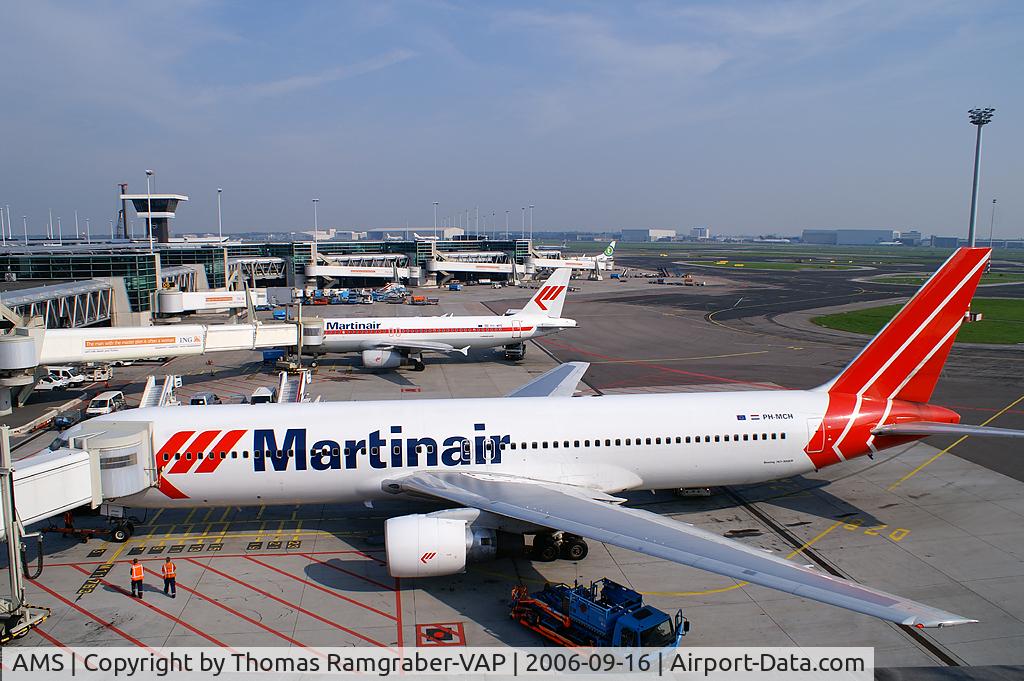 Amsterdam Schiphol Airport, Haarlemmermeer, near Amsterdam Netherlands (AMS) - airport overview