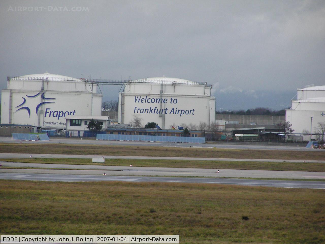 Frankfurt International Airport, Frankfurt am Main Germany (EDDF) - Welcome note at Frankfurt, Germany