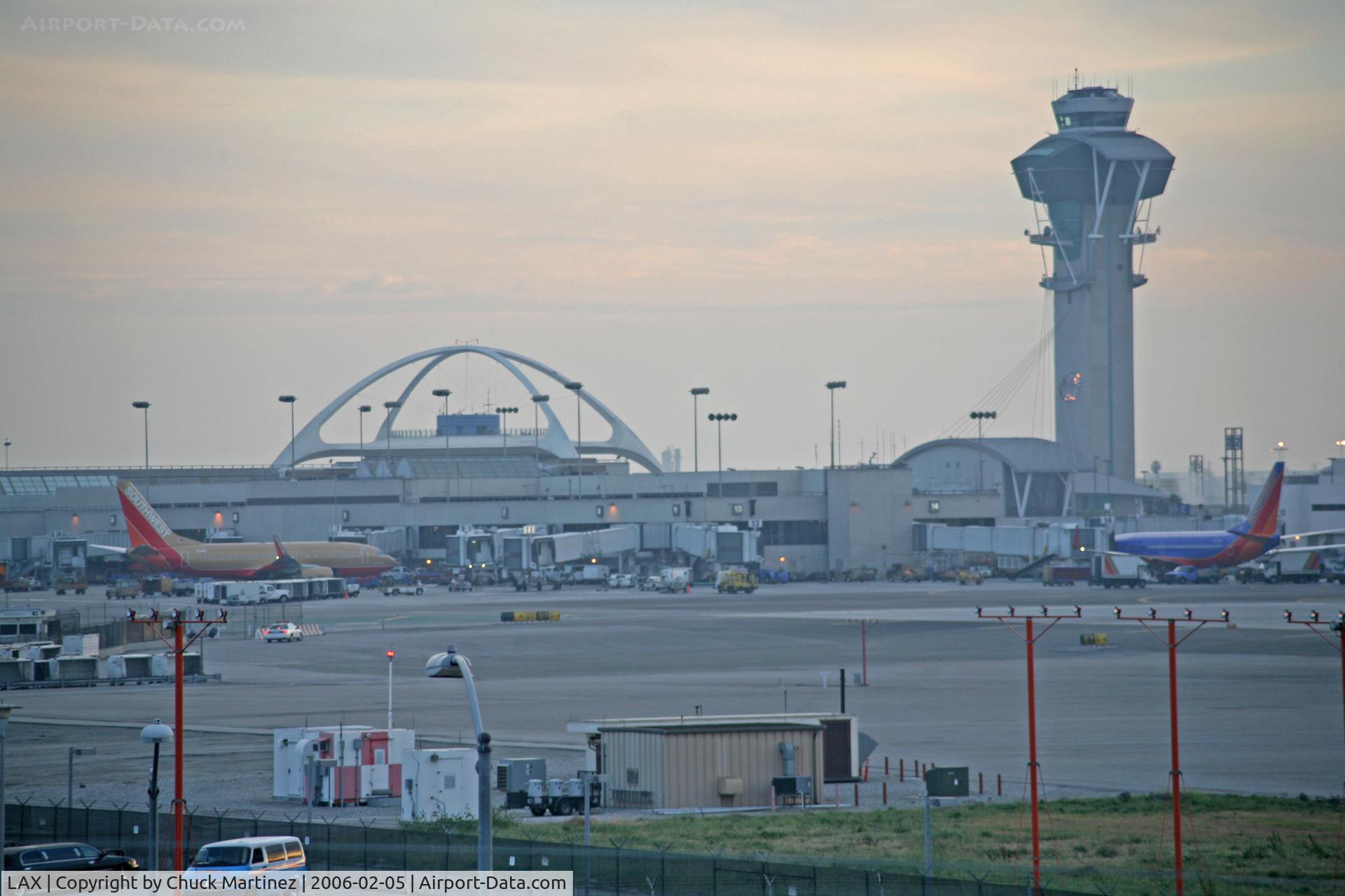 Los Angeles International Airport (LAX) - Tower and Southwest planes
