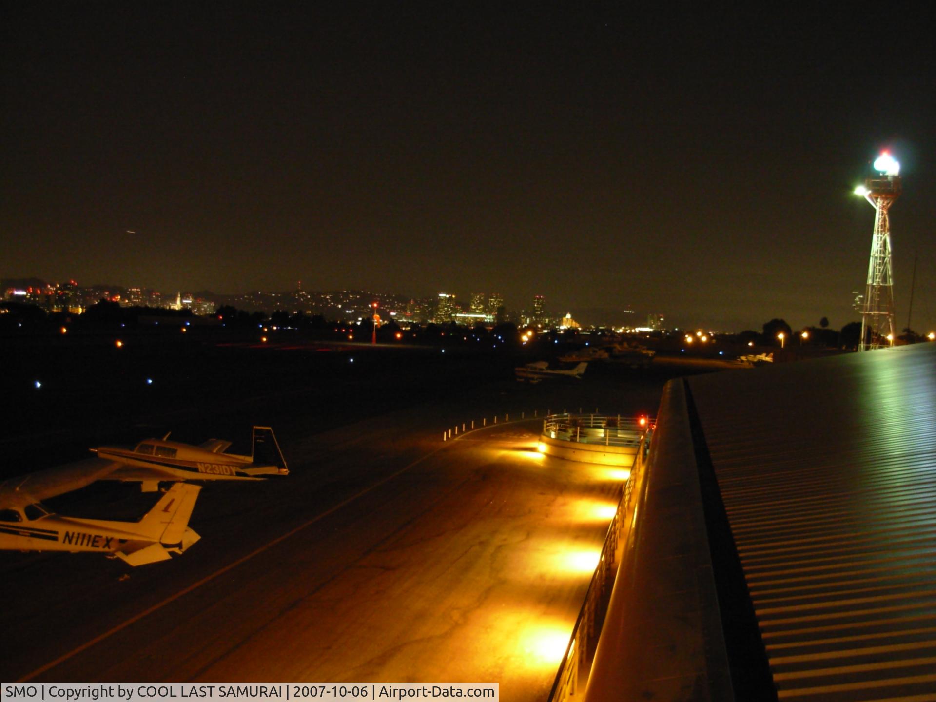 Santa Monica Municipal Airport (SMO) - I parked C172P (N111EX) at SMO transient parking.