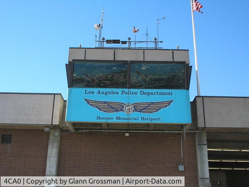 Lapd Hooper Heliport (4CA0) - Hooper Heliport Roof Logo