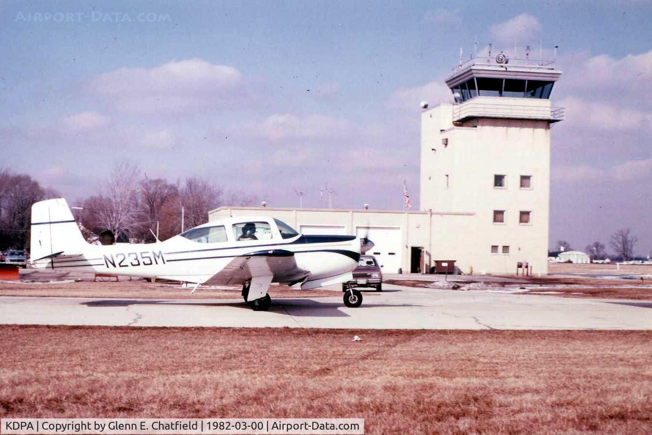 Dupage Airport (DPA) - The old control tower, which was abandoned in 1995